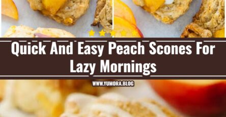 Easy Peach Scones For Your Next Brunch