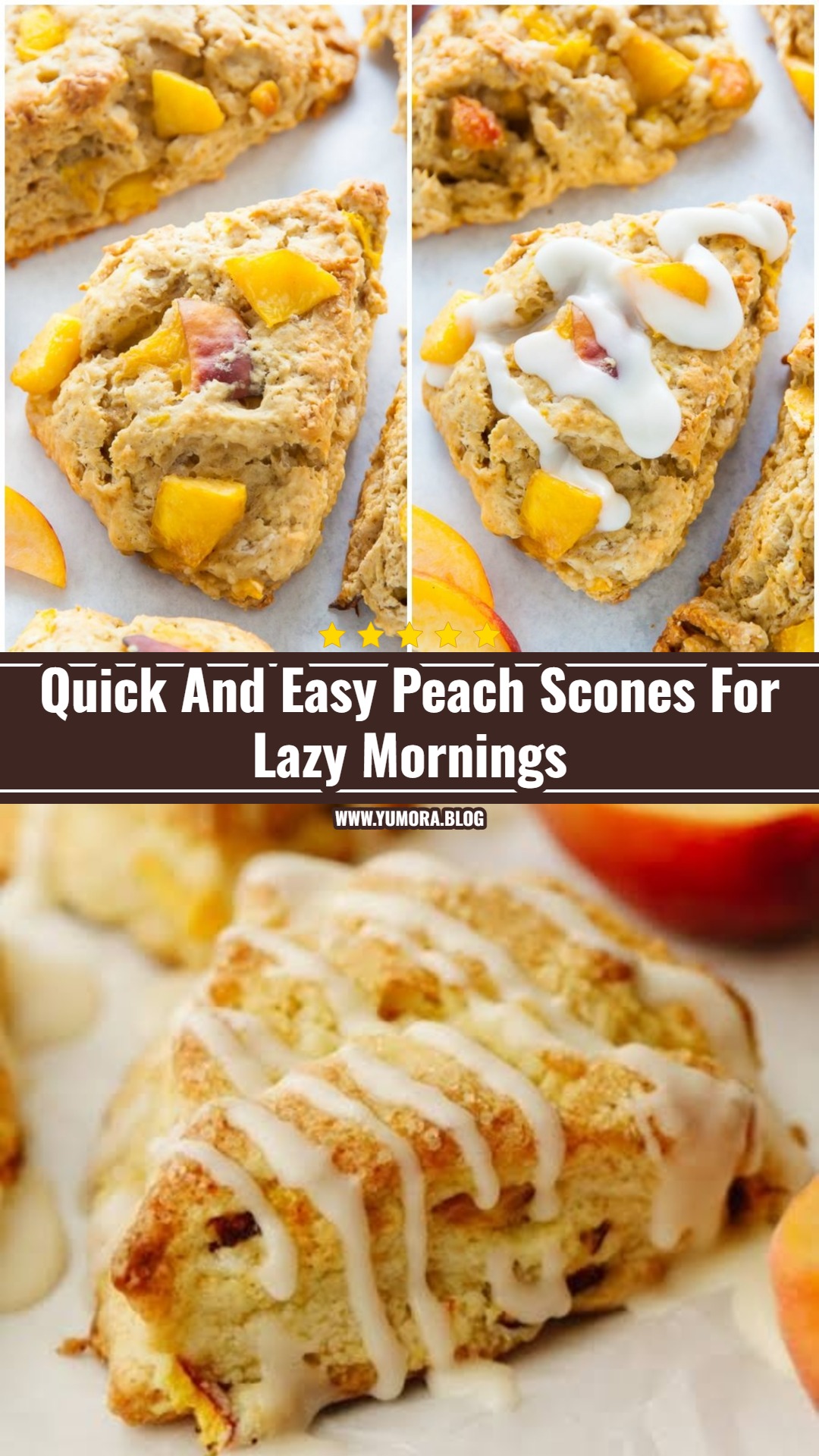 Easy Peach Scones For Your Next Brunch