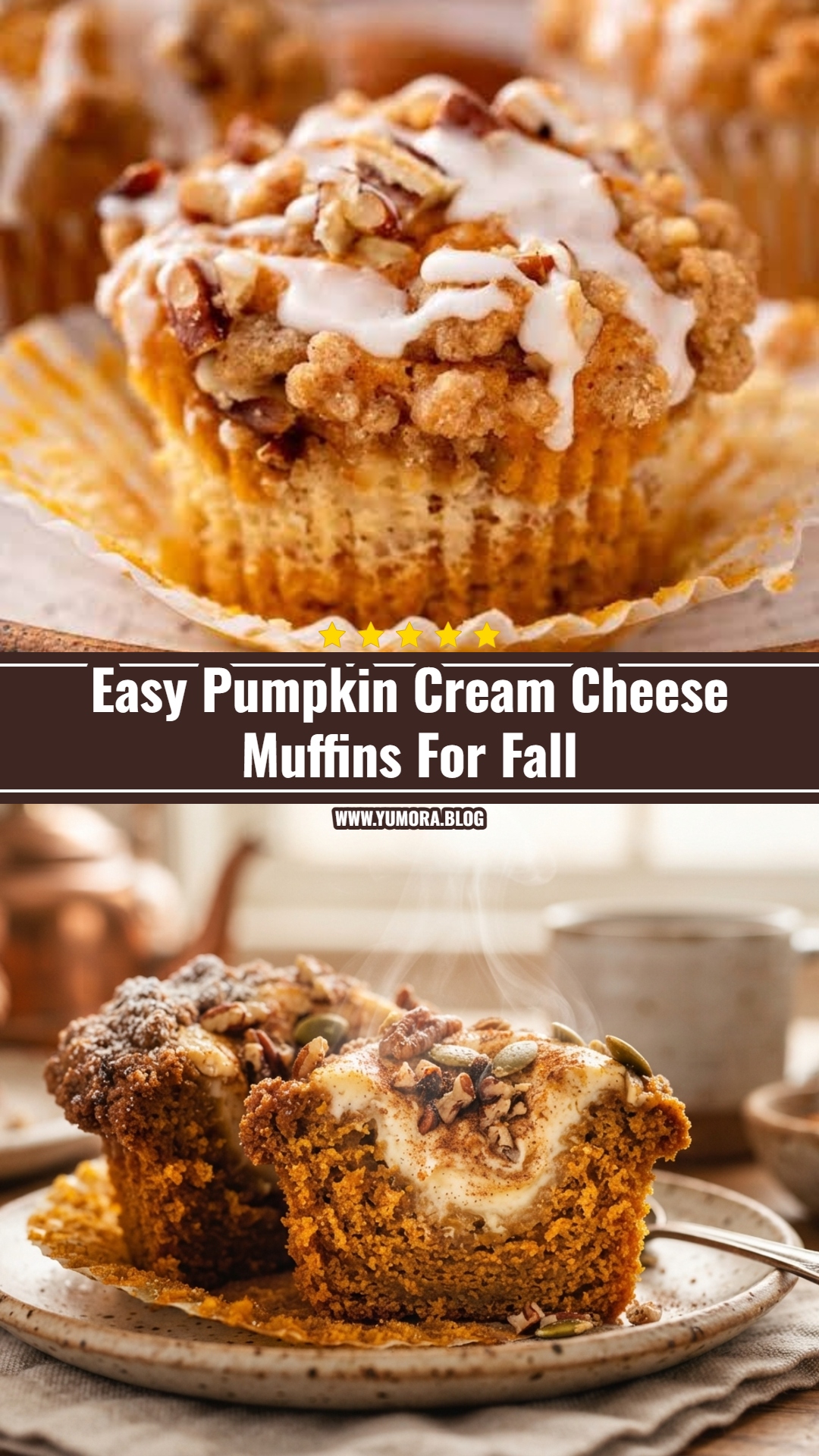 Easy Pumpkin Cream Cheese Muffins For Fall