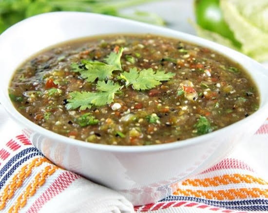 Easy Roasted Tomatillo Salsa Verde Everyone Loves suggested serving