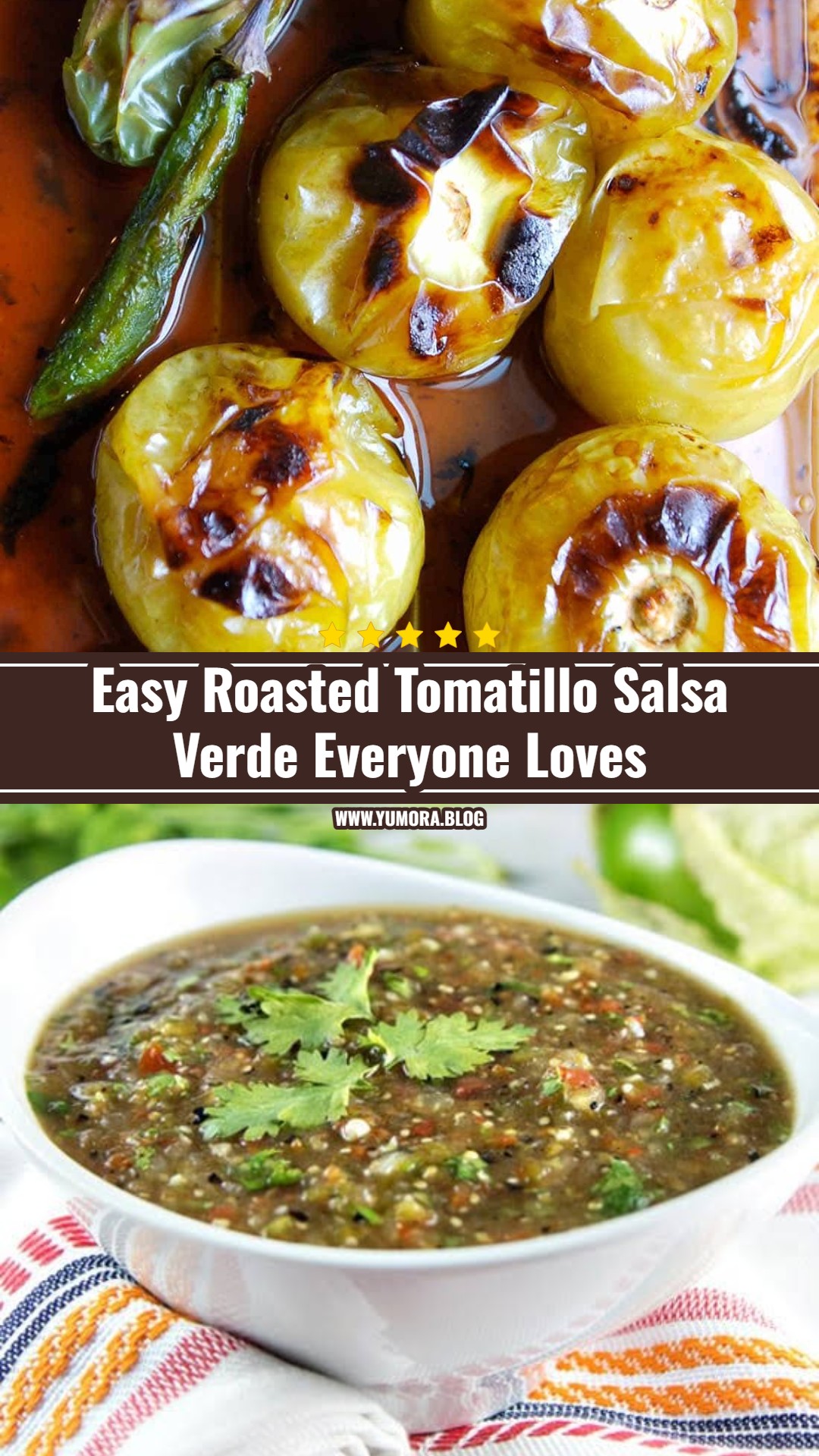 Easy Roasted Tomatillo Salsa Verde Everyone Loves