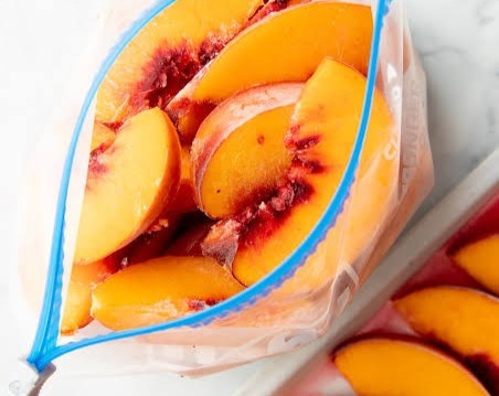 My Easy Method For Freezing Peaches suggested serving