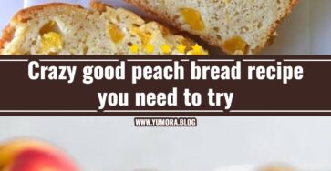 This easy peach bread recipe is perfect for summer