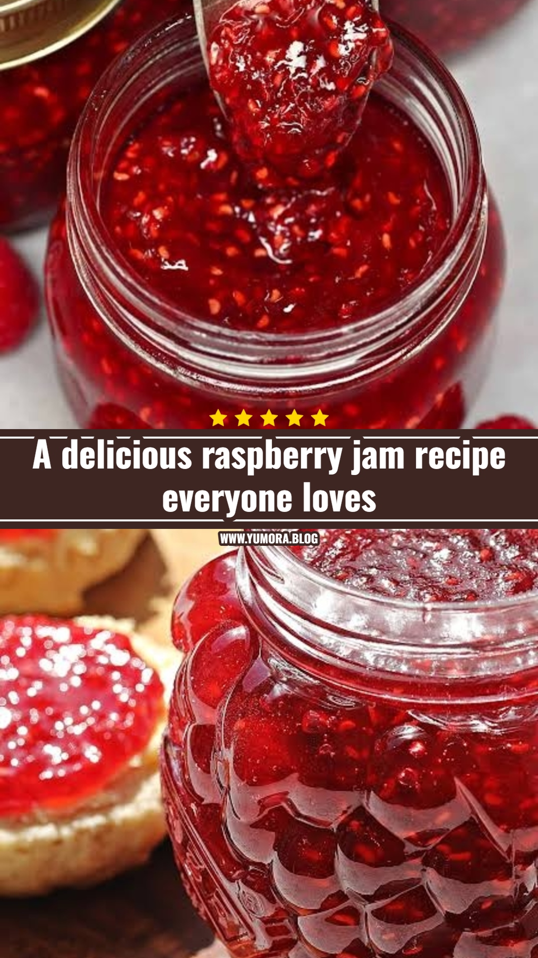 This easy raspberry jam recipe is a game changer