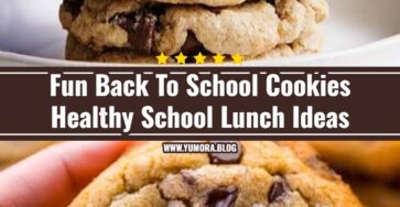Easy Back To School Cookies Healthy School Lunch Ideas