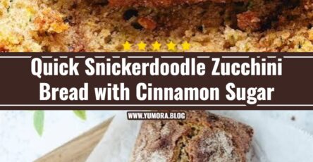 Easy Cinnamon Sugar Snickerdoodle Zucchini Bread