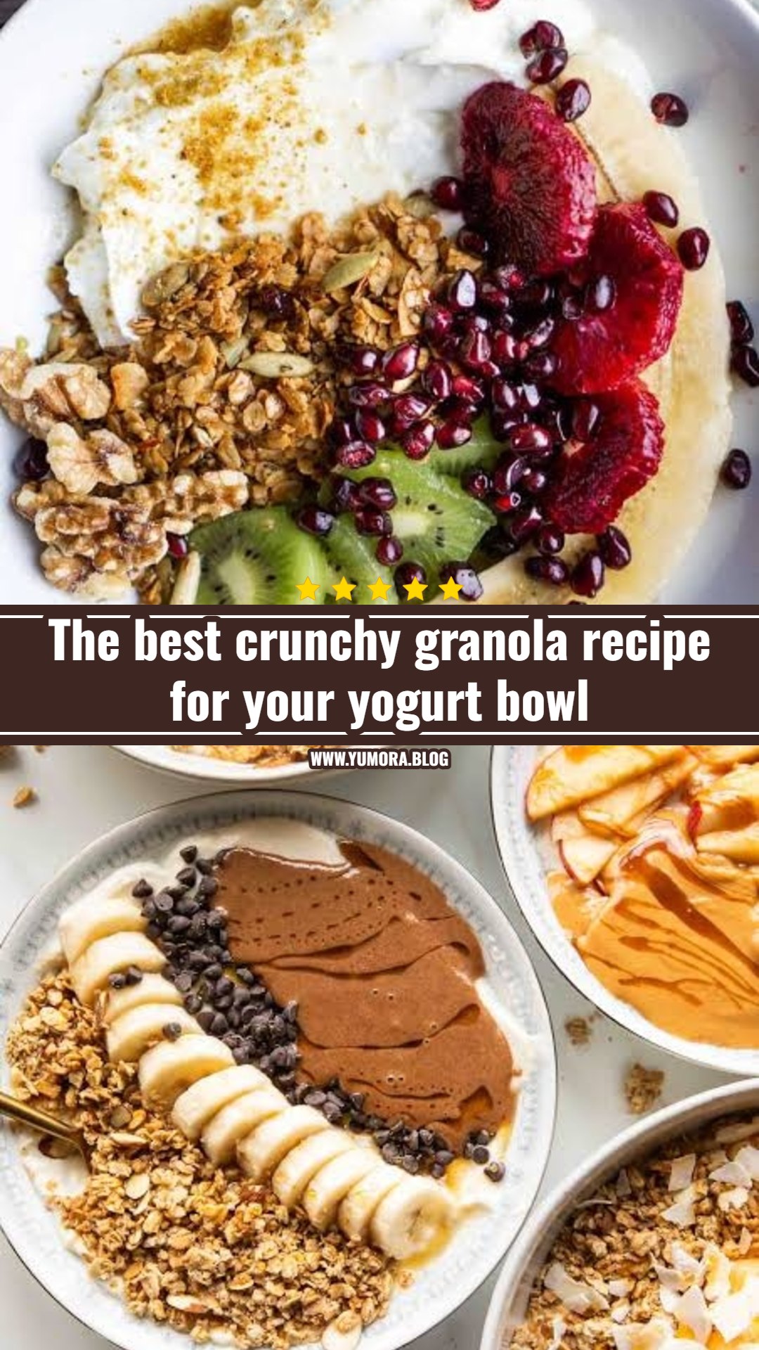Easy homemade granola recipe for your next yogurt bowl