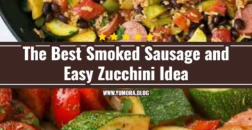 Easy Zucchini and Smoked Sausage Skillet Dinner