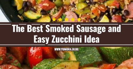 Easy Zucchini and Smoked Sausage Skillet Dinner