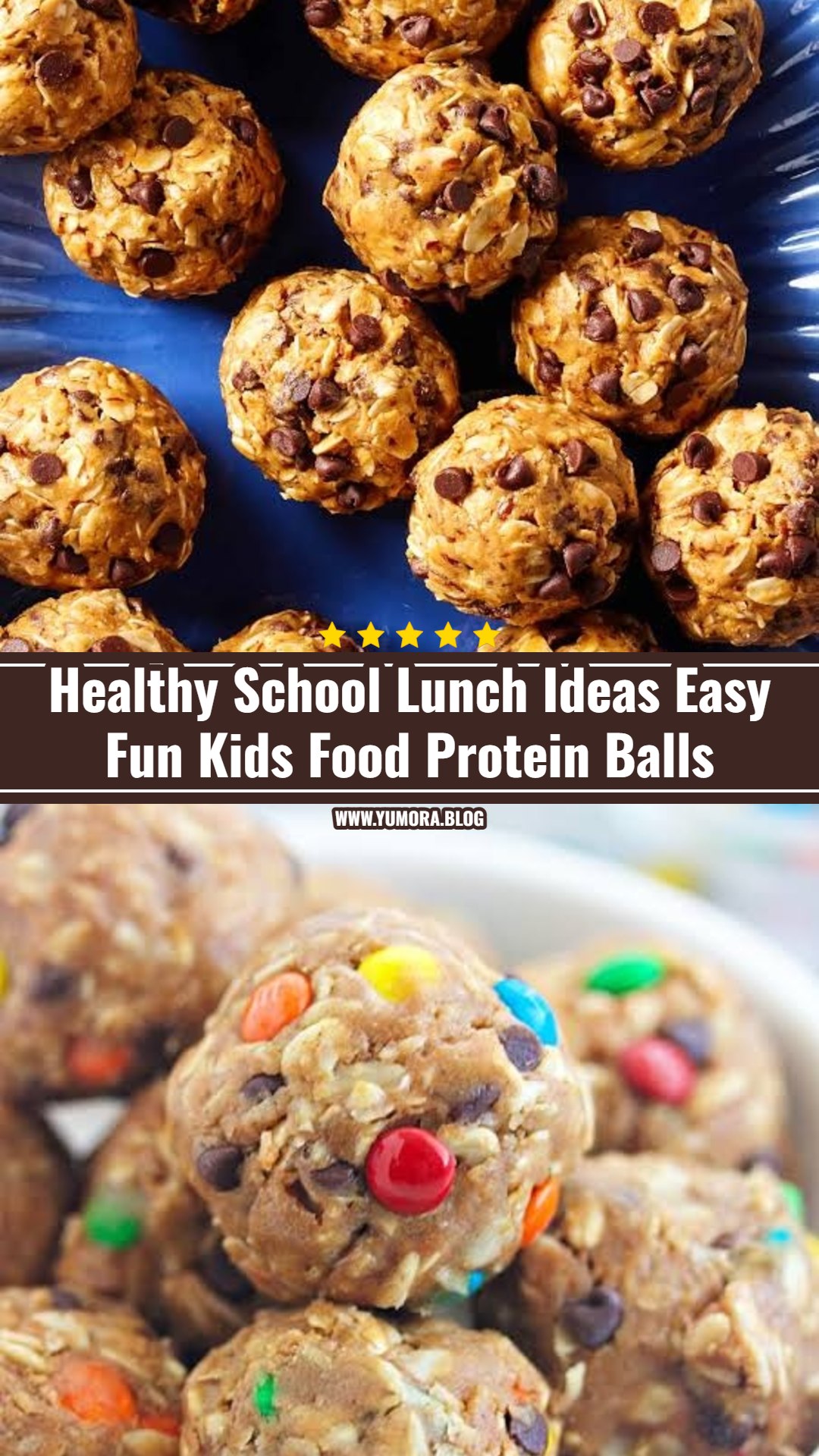Healthy School Lunch Ideas Fun Kids Food Protein Balls
