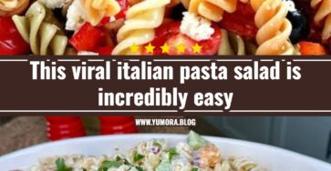 This easy italian pasta salad is the best summer side