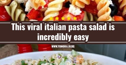 This easy italian pasta salad is the best summer side