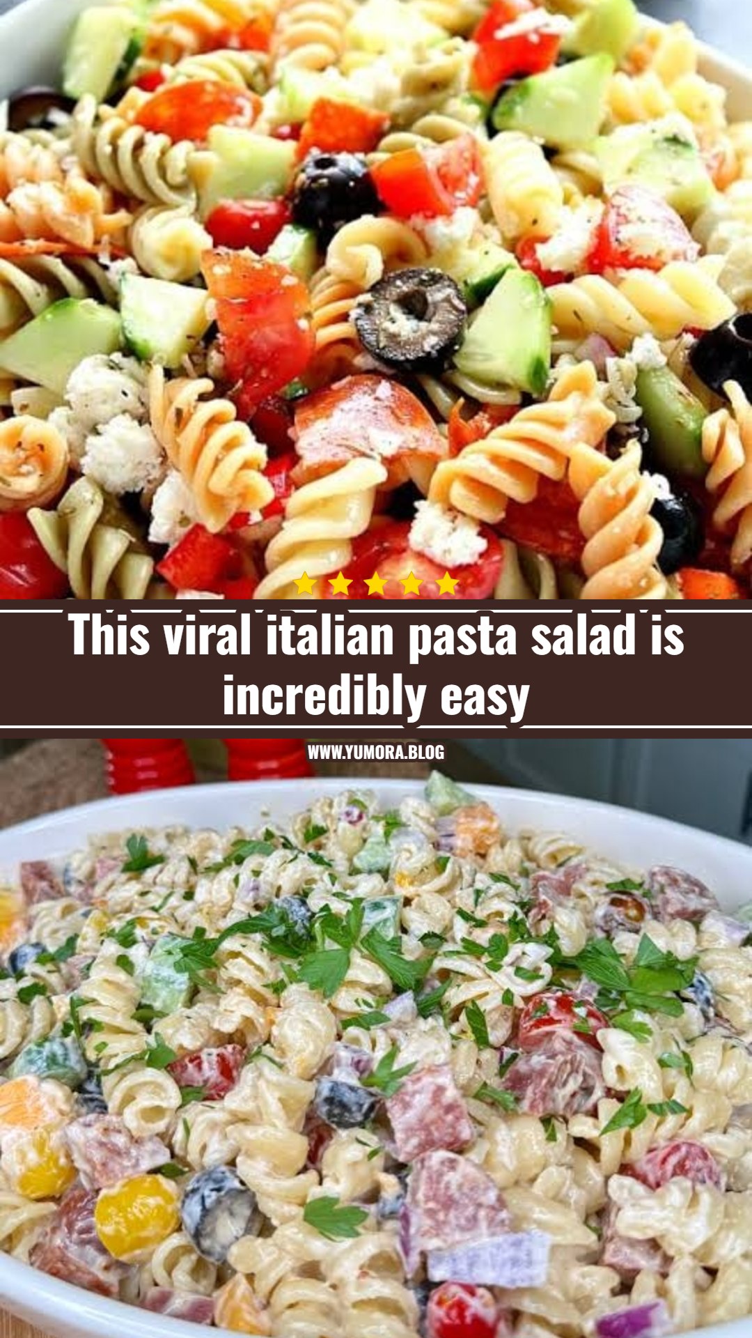 This easy italian pasta salad is the best summer side