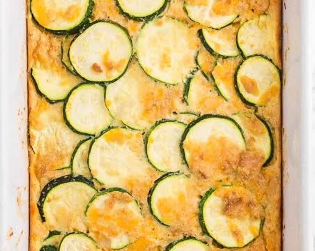 This Easy Zucchini Casserole is a Family Favorite suggested serving