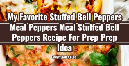 This Stuffed Bell Peppers Meal Prep Is So Good
