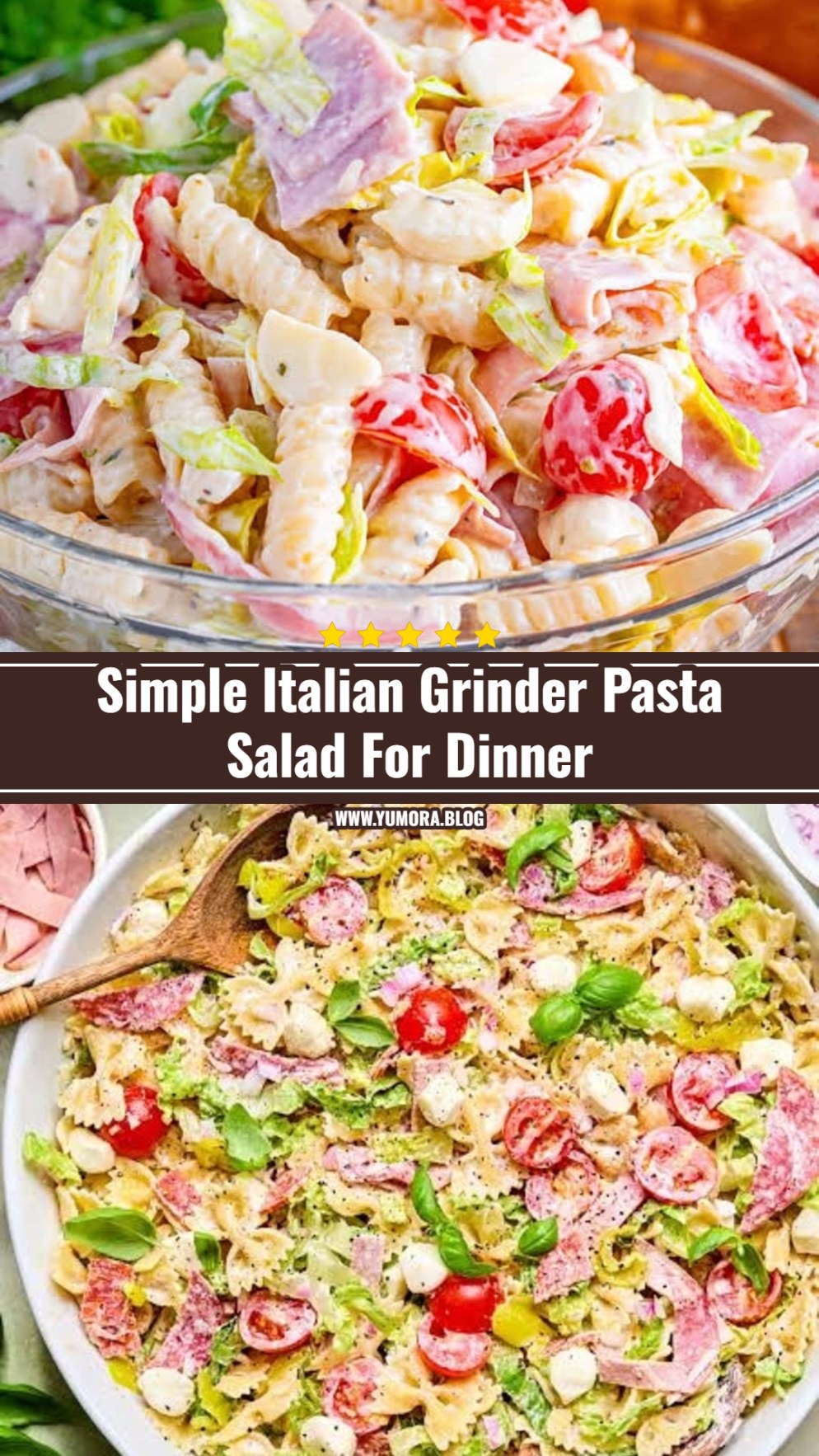 Viral Italian Grinder Pasta Salad Recipe
