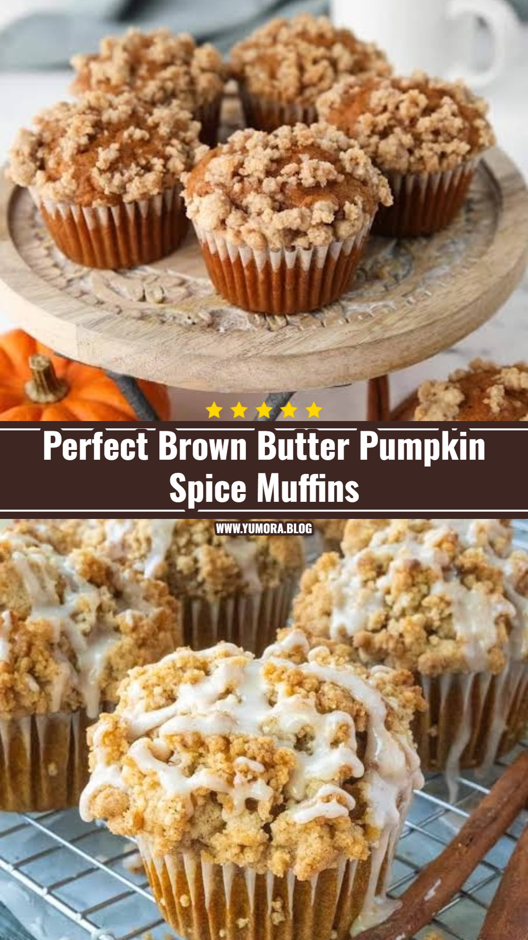 Best Brown Butter Pumpkin Spice Streusel Muffins