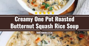 Cozy One Pot Butternut Squash and Wild Rice Soup