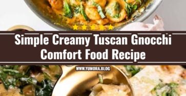 Creamy Tuscan Roasted Red Pepper Gnocchi Comfort Bowl