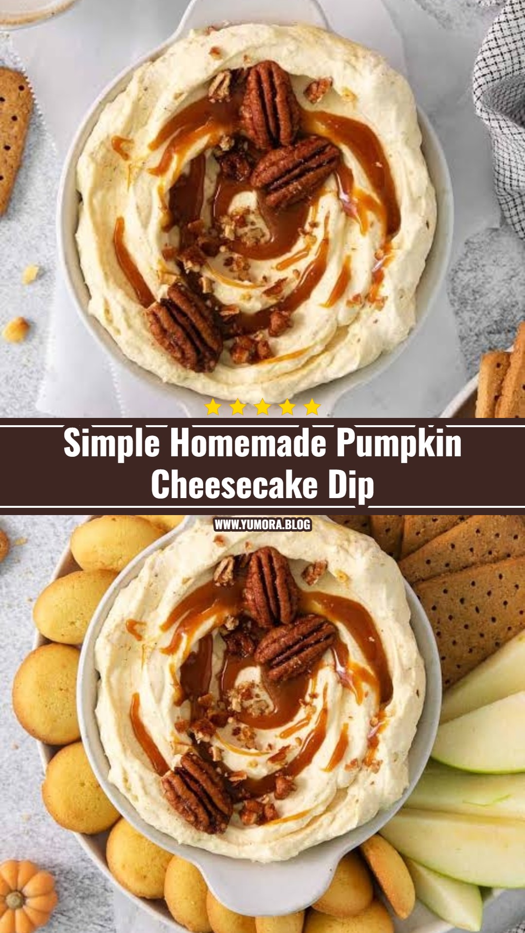 Easy 5 Minute Pumpkin Cheesecake Dip