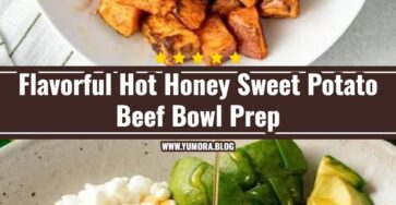 Easy Hot Honey Sweet Potato Beef Bowl Dinner