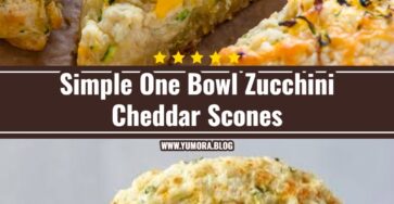 Easy Zucchini Cheddar Scones You Will Love