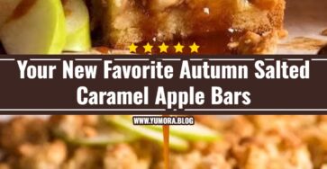 Salted Caramel Apple Cider Crumble Bars Are Magic