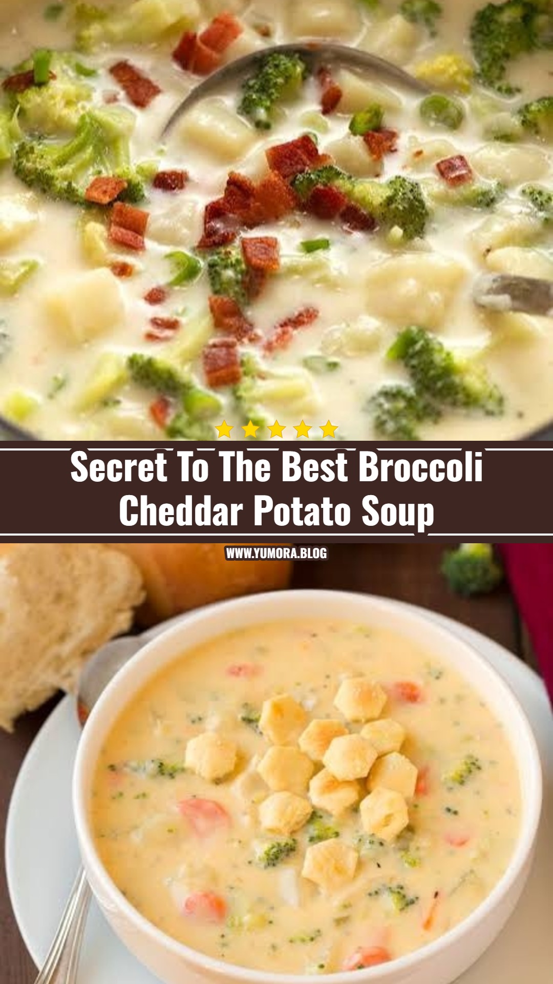 The Best Broccoli Cheddar Potato Soup Recipe Ever