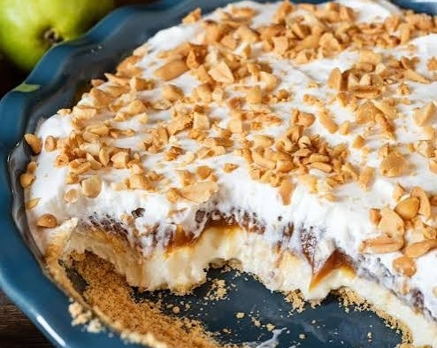 The Best Caramel Apple Cheesecake Dip Recipe Ever top view