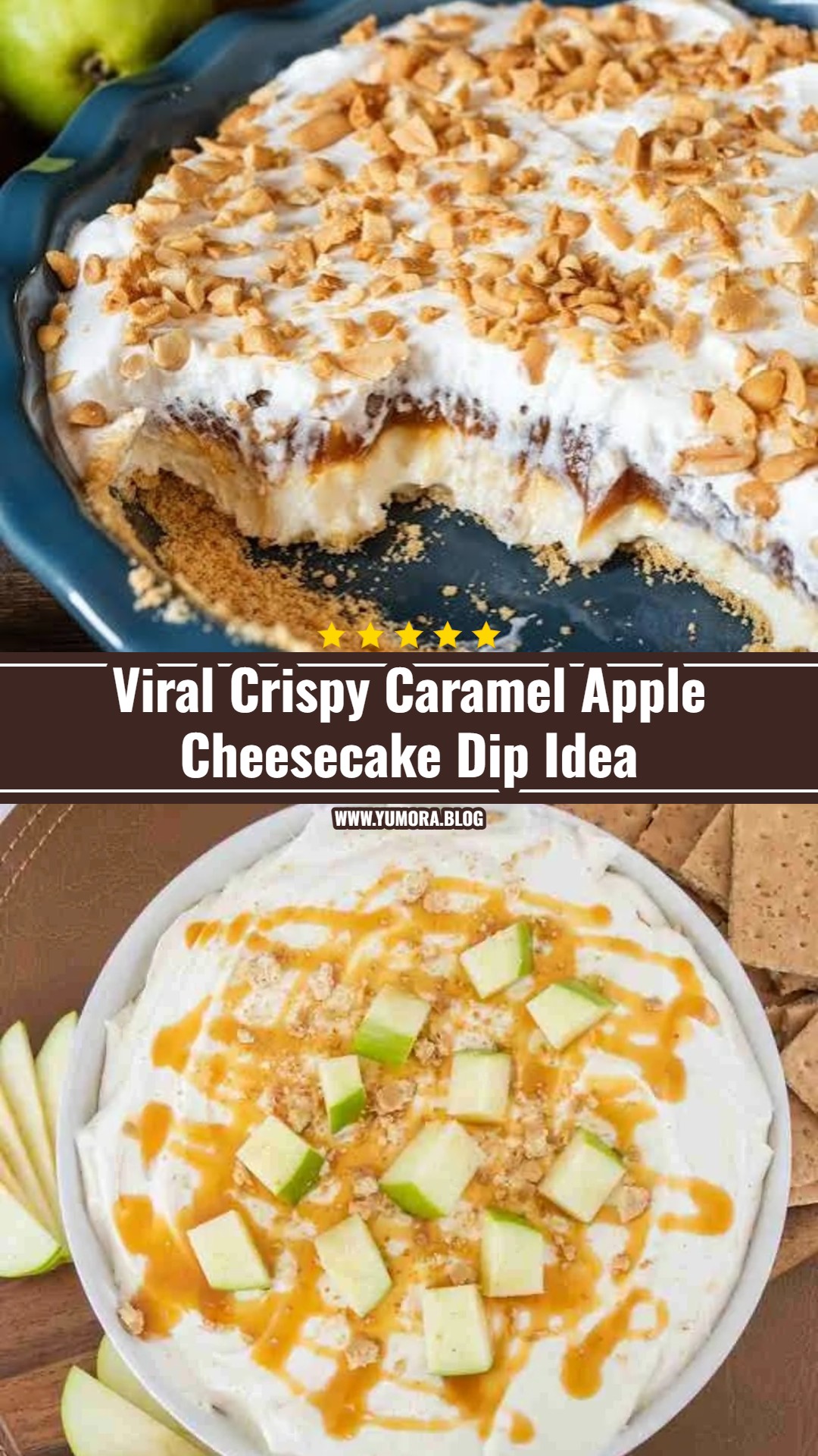 The Best Caramel Apple Cheesecake Dip Recipe Ever