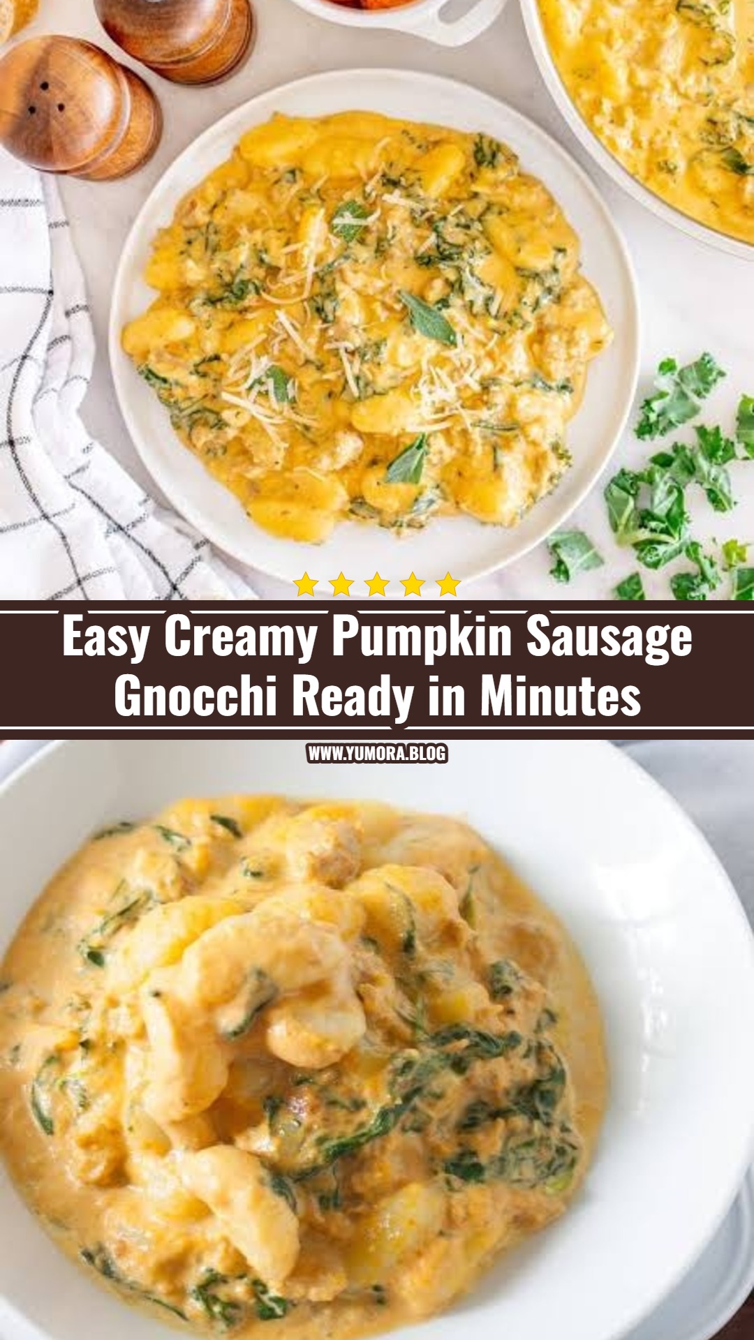 The Best Creamy Pumpkin Sausage Gnocchi Recipe Ever