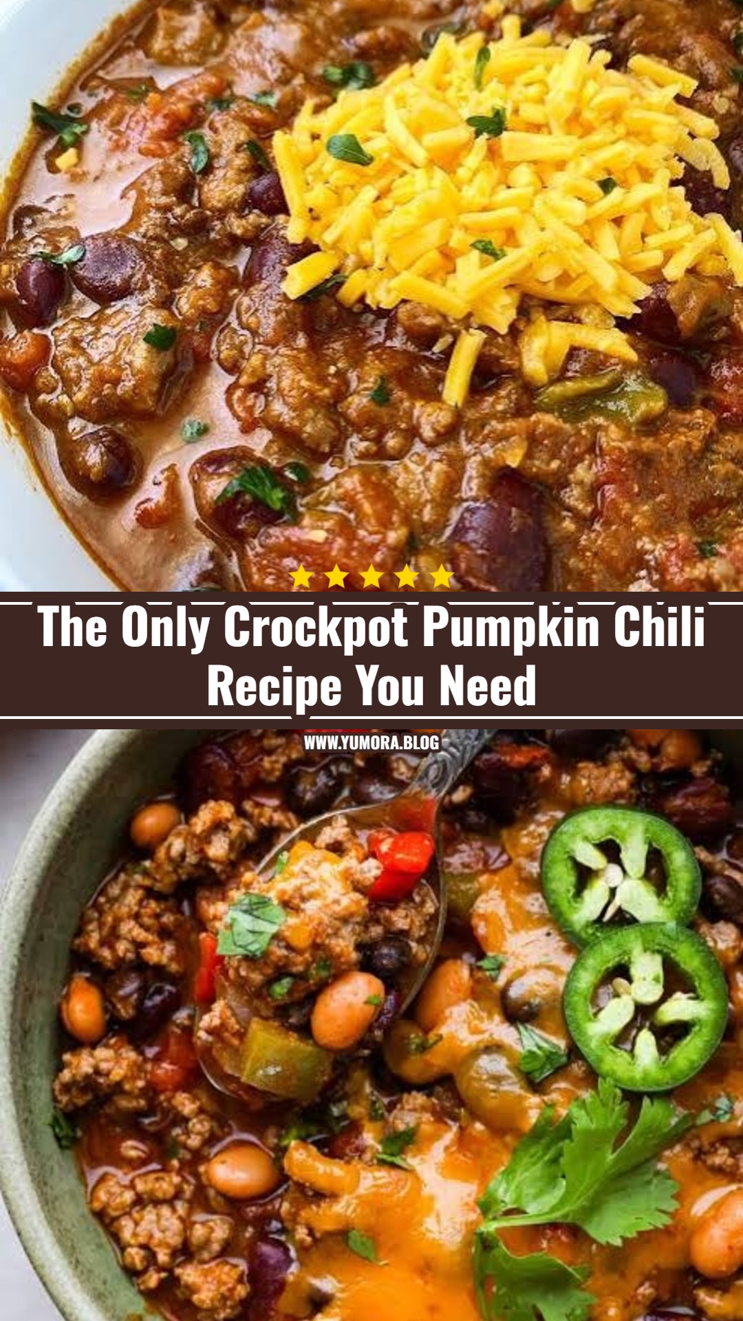 The Best Crockpot Pumpkin Chili Recipe Ever
