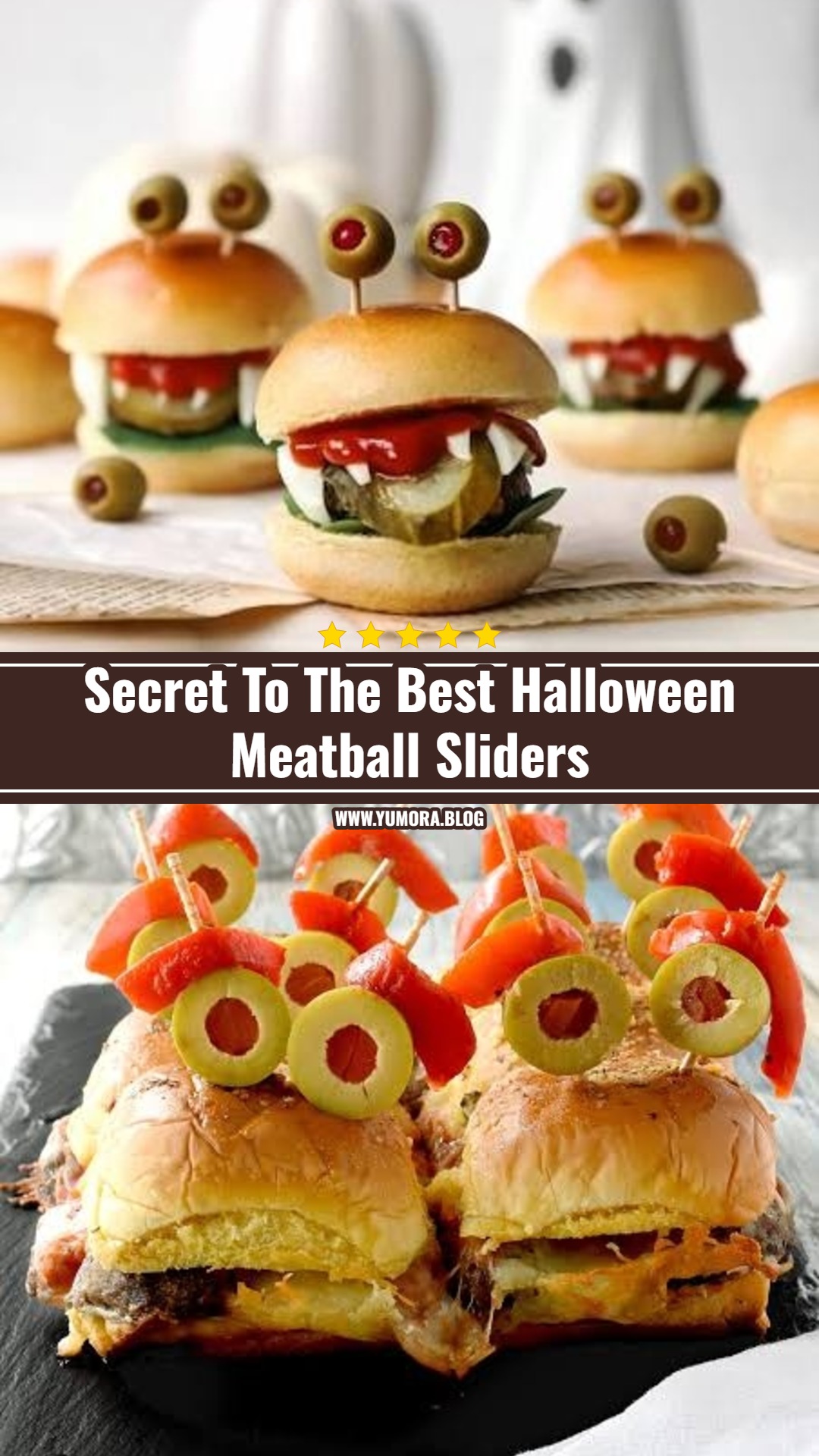 The Best Halloween Meatball Sliders Recipe Ever