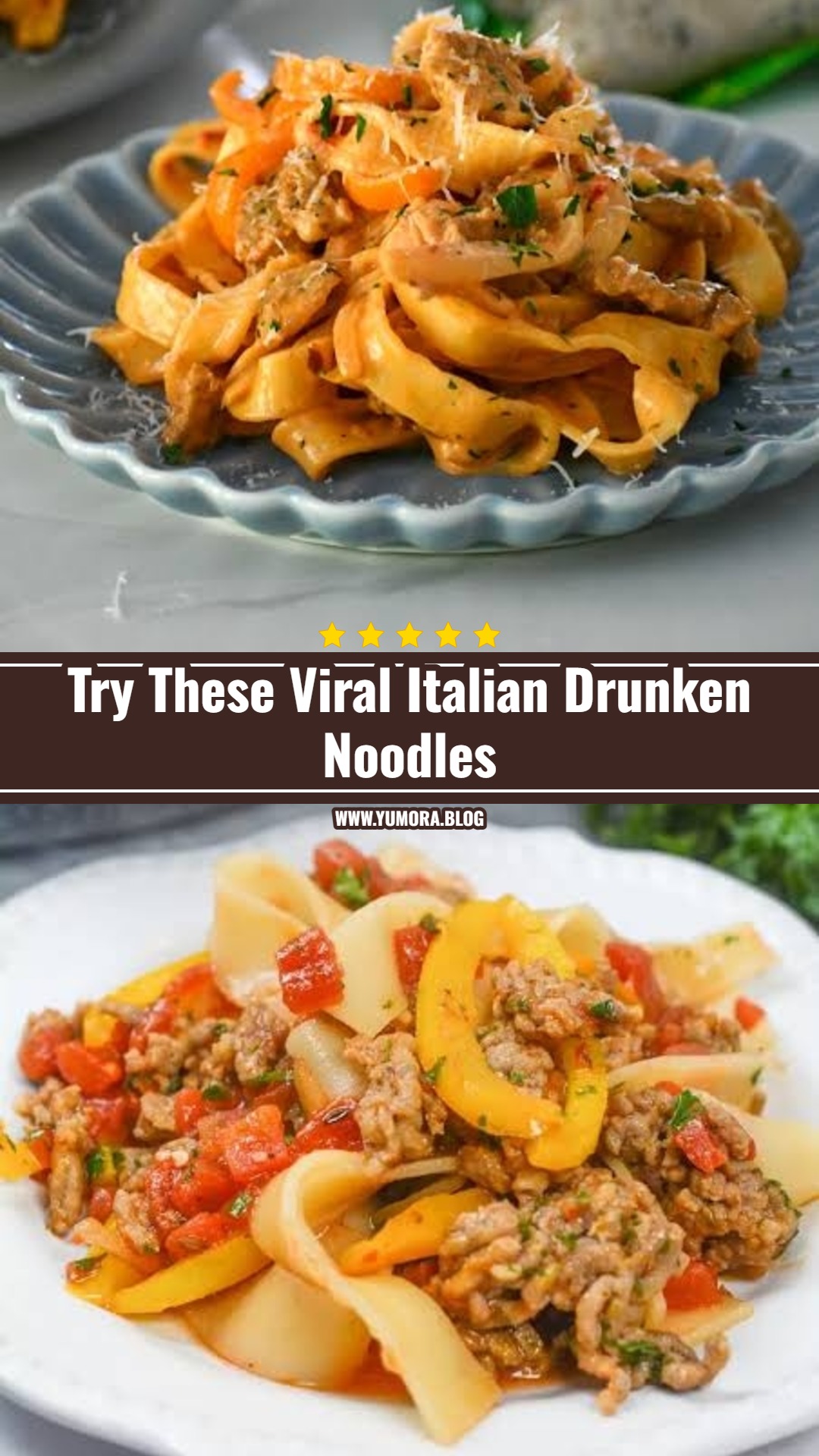 The Best Italian Drunken Noodles Recipe