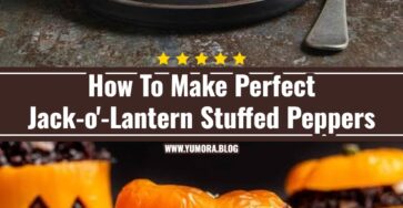 The Best Jack-o'-Lantern Stuffed Peppers Recipe Ever