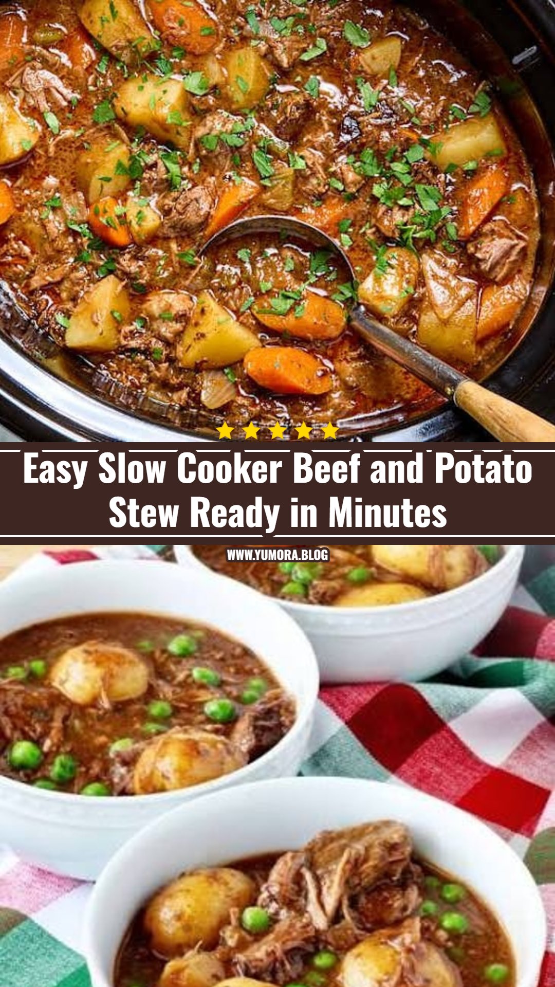 The Best Slow Cooker Beef and Potato Stew Recipe Ever