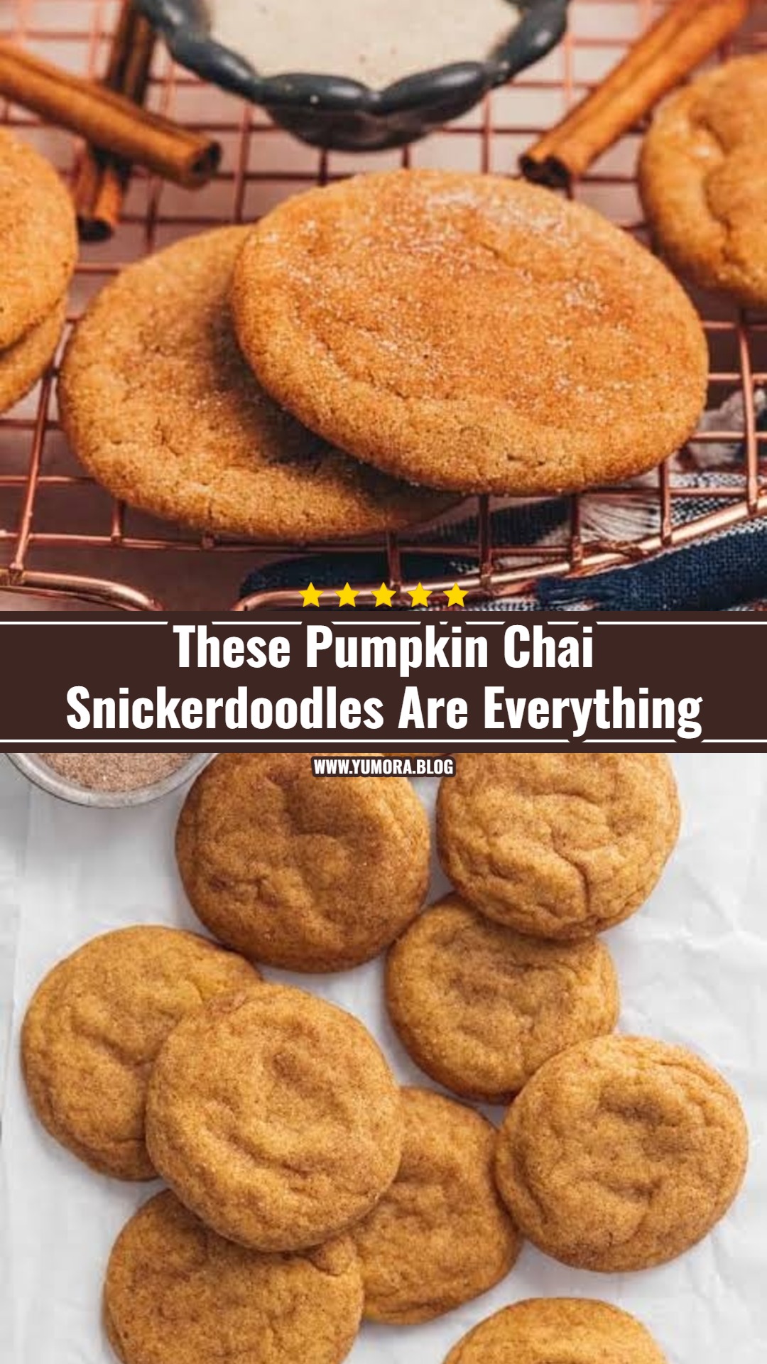 The Ultimate Brown Butter Chai Pumpkin Snickerdoodles