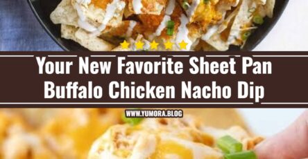Ultimate Loaded Sheet Pan Buffalo Chicken Nacho Dip