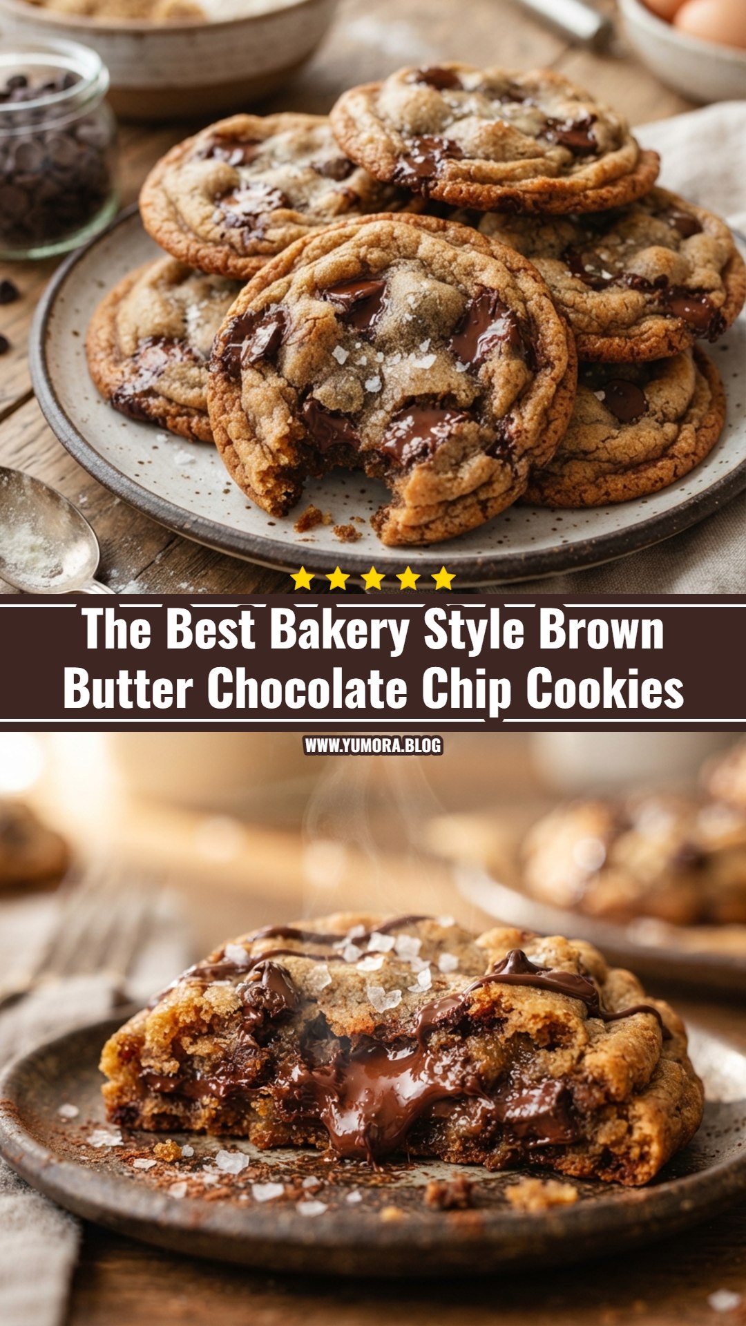 Viral Bakery Style Brown Butter Chocolate Chip Cookies