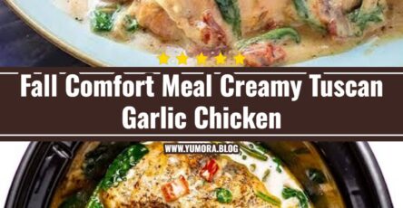 Viral Creamy Tuscan Garlic Crockpot Chicken