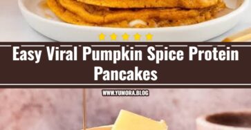 Viral Fluffy High Protein Pumpkin Spice Pancakes