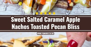 Viral Salted Caramel Apple Nachos With Pecans